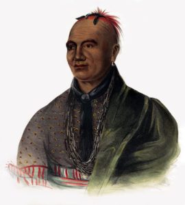 Charles Bird King, “Joseph Brant (Mohawk),” from Thomas Loraine McKenney and James Hall. History of the Indian tribes of North America. Philadelphia: E. C. Biddle, 1836-1844.